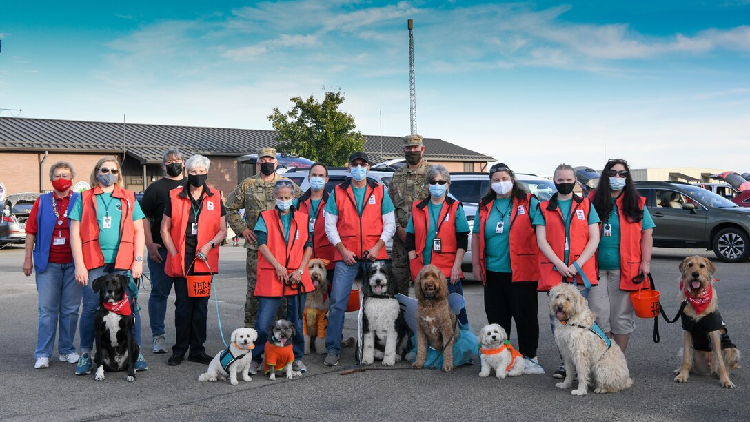Airmen and their families were able to enjoy hayrides, trunk-or-treating, a witch walk, pumpkin picking and decorating, a bonfire, snacks and other games and activities.