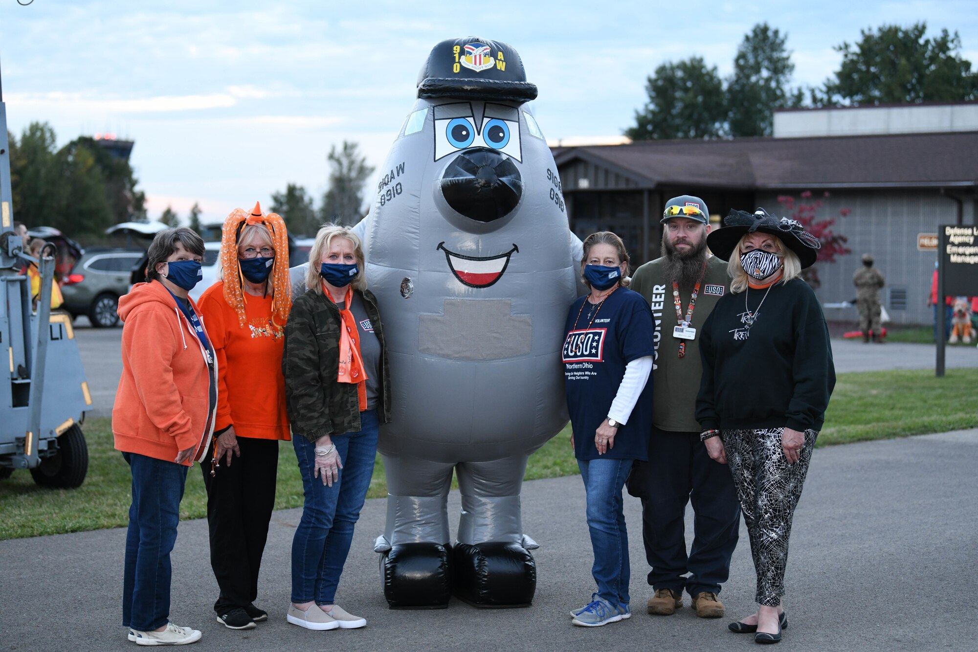 Airmen and their families were able to enjoy hayrides, trunk-or-treating, a witch walk, pumpkin picking and decorating, a bonfire, snacks and other games and activities.