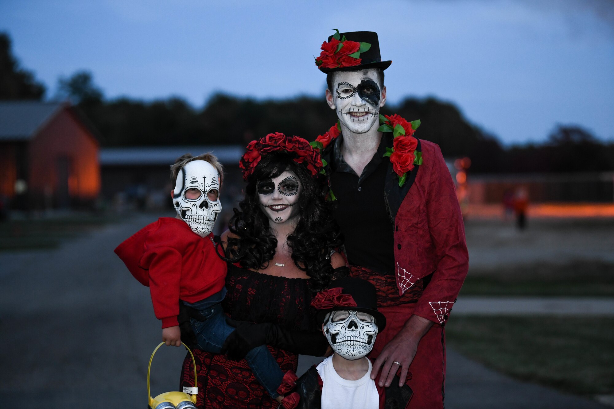 Airmen and their families were able to enjoy hayrides, trunk-or-treating, a witch walk, pumpkin picking and decorating, a bonfire, snacks and other games and activities.