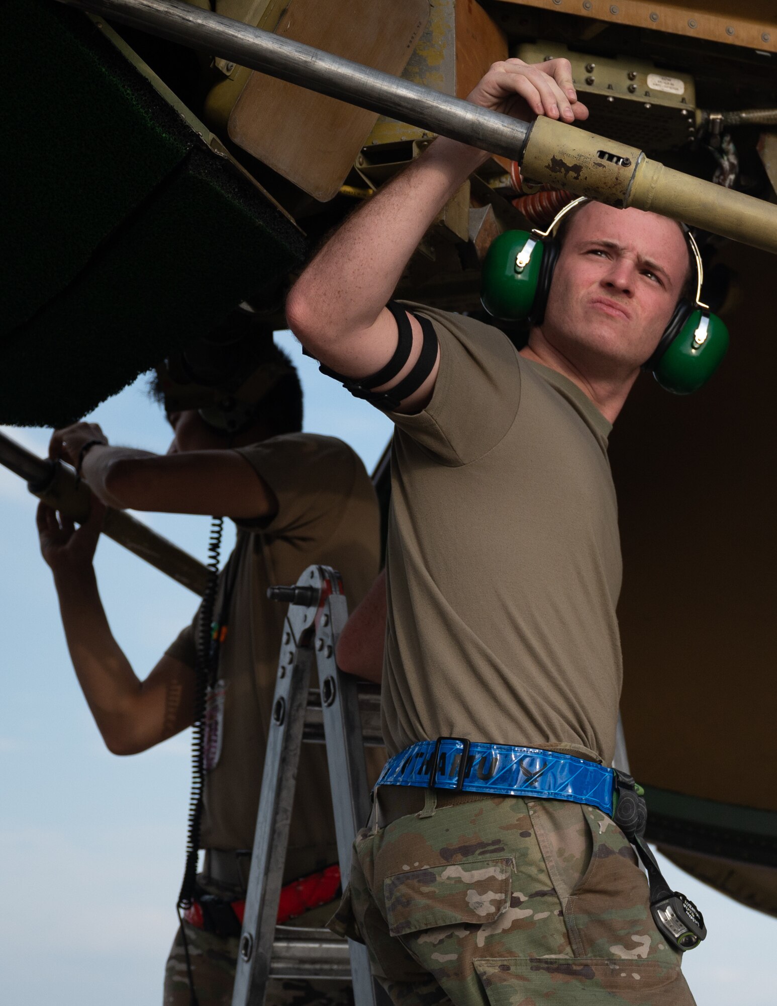 In order to present the Air Force with highly effective global airpower, Barksdale maintainers and air crews work to keep the B-52s mission ready.