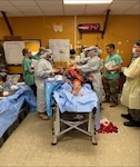 OINT BASE SAN ANTONIO-FORT SAM HOUSTON, Texas – Fleet Surgical Teams Two and Four made recent medical history, becoming the Navy’s first FSTs to complete the Army’s rigorous Strategic Trauma Readiness Center of San Antonio’s (STaRC) trauma readiness training course.