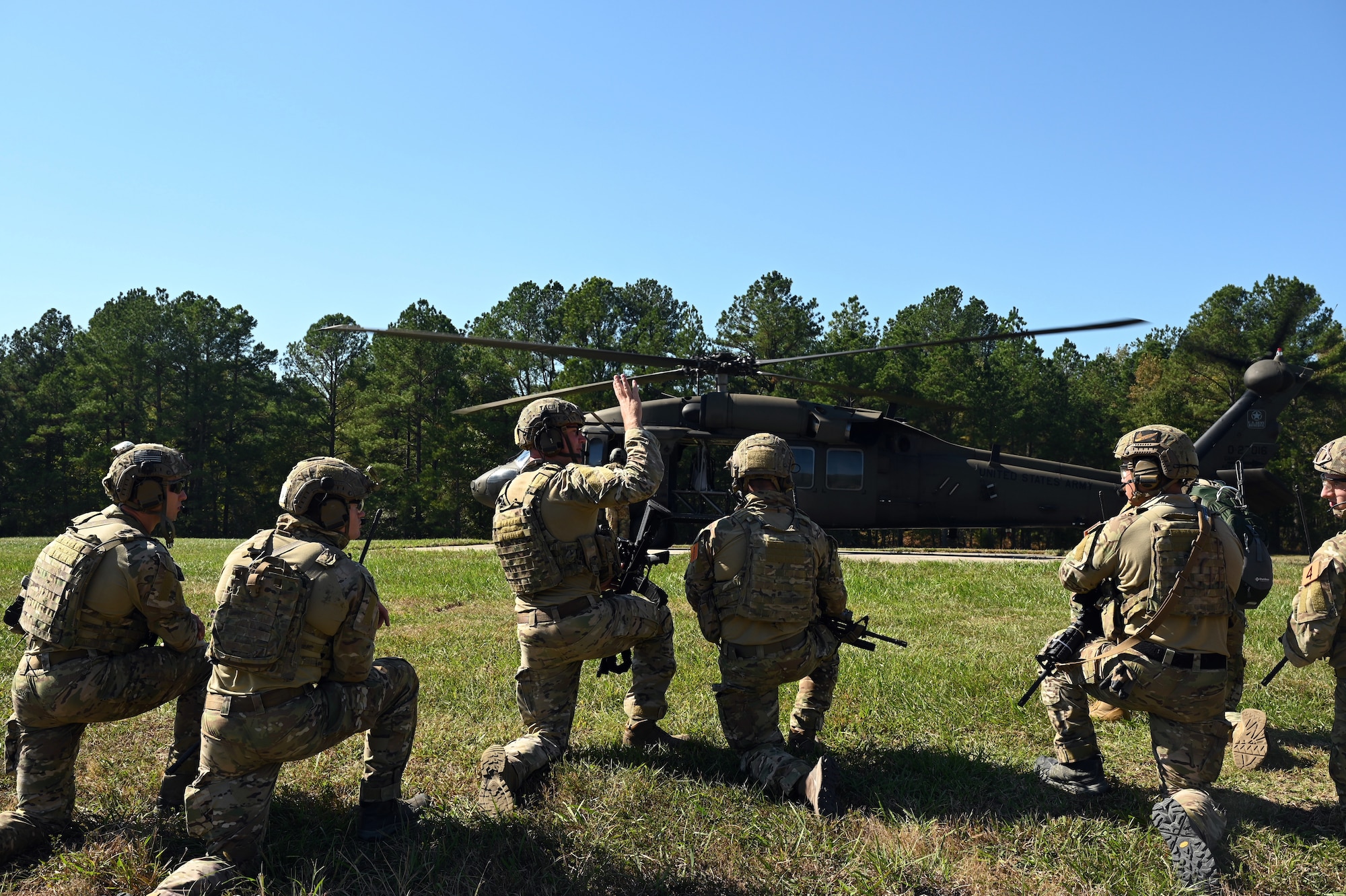 Tactical Air Control Party Airmen complete the final stages of Lighting Challenge at Camp Butner, N.C.