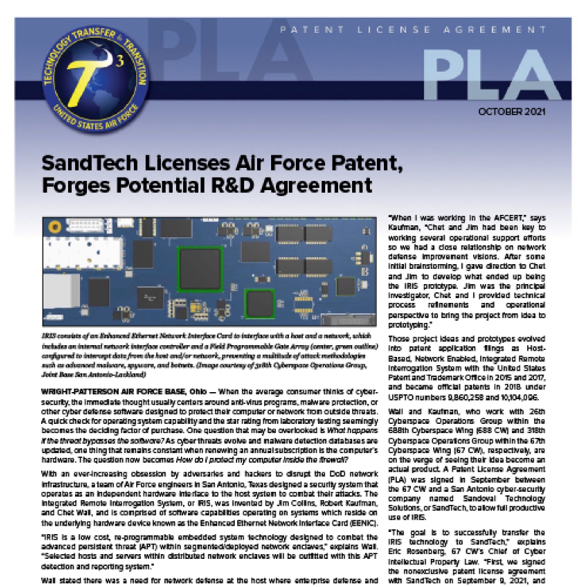PLA  AFRL-2021-1055 Thumbnail