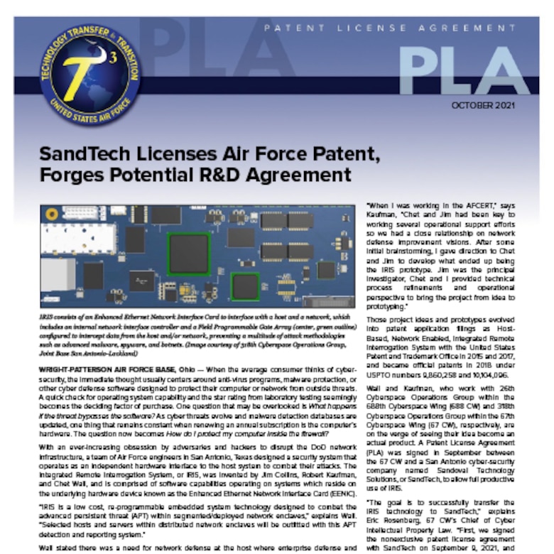 PLA  AFRL-2021-1055 Thumbnail