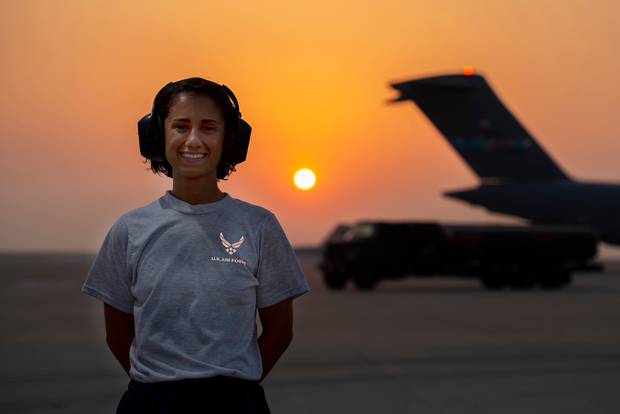 "It's been a lot of hard work helping these people, but it's been rewarding all at the same time and makes me grateful for the life I have back home. Being able to put fuel on the planes that are transporting these people from a bad situation is nothing I expected when I came here for this deployment. We are making history here and all of us are working so hard to give these people better lives. It's an amazing feeling to be apart of something so much bigger than myself," said Airman 1st Class Jasmine Shoemaker, 379th Expeditionary Logistics Readiness Squadron fuels distribution operator.