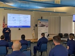 Photo of Coast Guard personnel attending a Mentoring Program information session