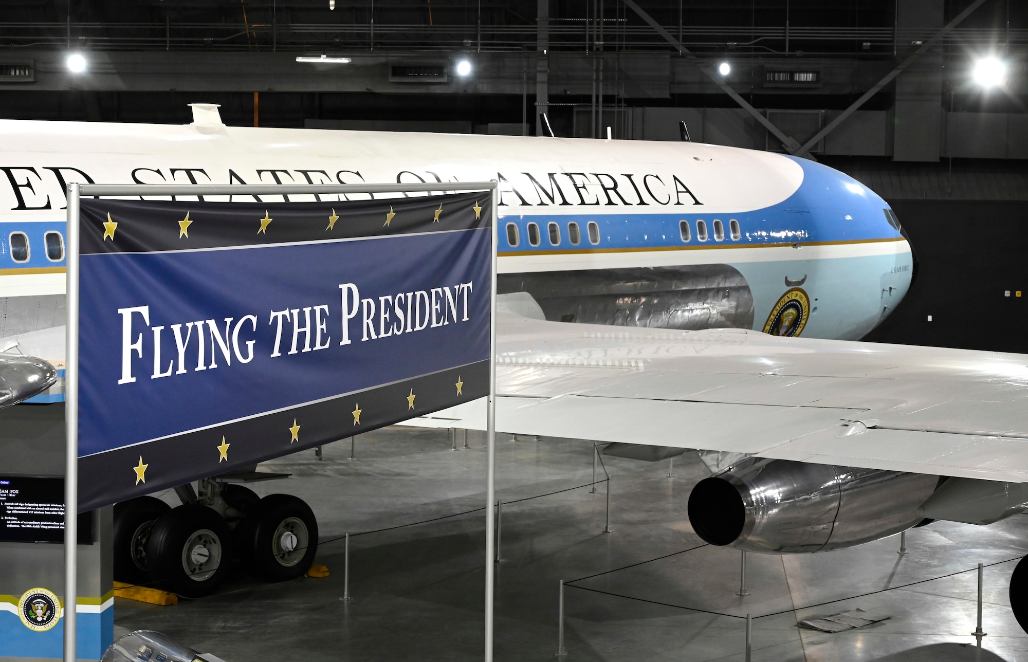 Flying the President exhibit