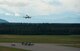 A Royal Australian Air Force E-7A Wedgetail prepares to land while U.S. Air Force F-35A Lighting IIs prepare to take off on Eielson Air Force Base, Alaska, Aug. 11, 2021. RAAF personnel last visited Alaska in 2019 to participate in RF-A 19-3, before the 354th Fighter Wing accepted its first F-35As. This time the Australians brought their own F-35As as well as EA-18G Growlers and an E-7A Wedgetail to exercise air-to-air combat as well as cyber and intelligence capabilities.(U.S. Air Force photo by Senior Airman Beaux Hebert)