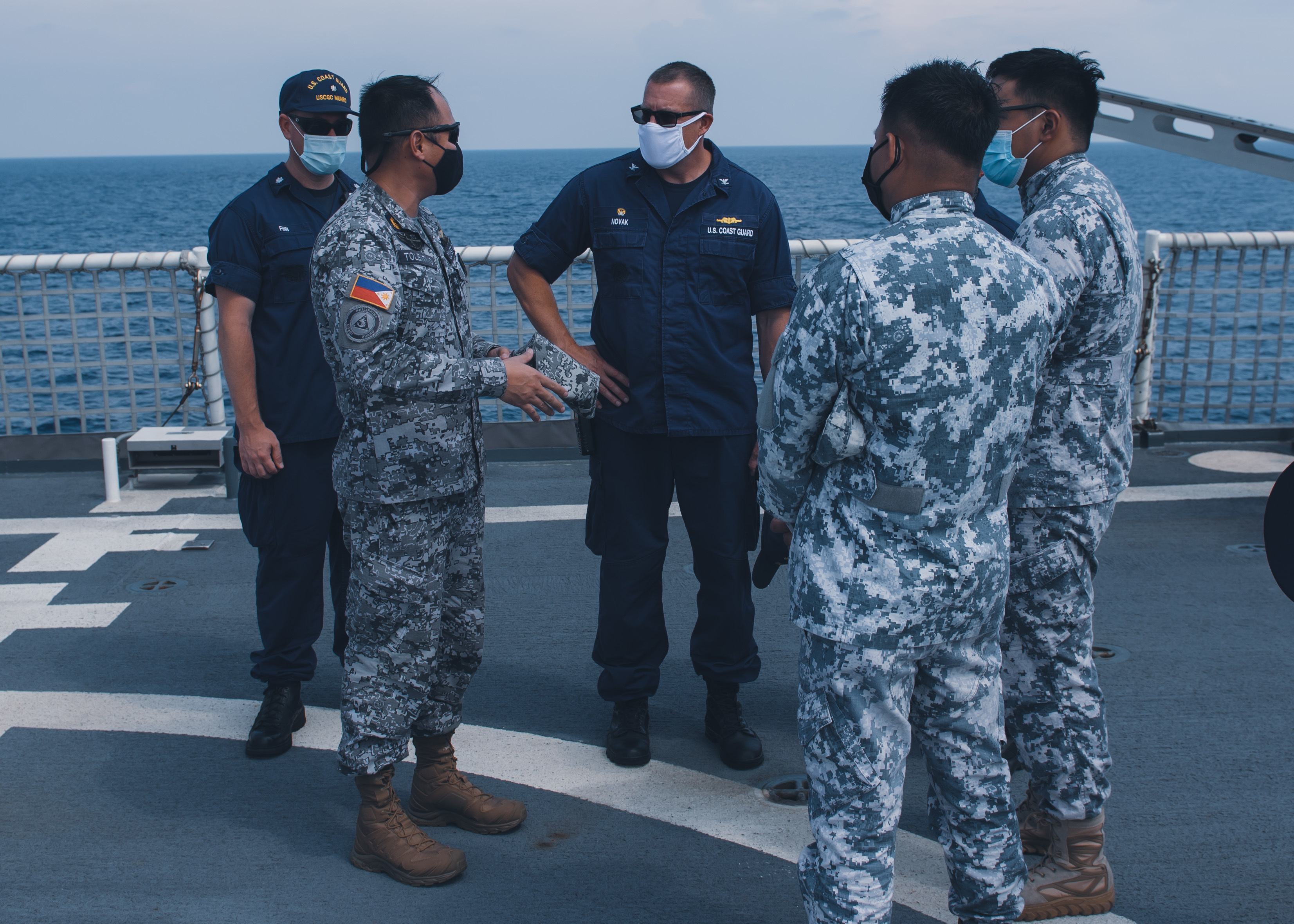 U.S. Coast Guard conducts training with Philippine maritime agencies