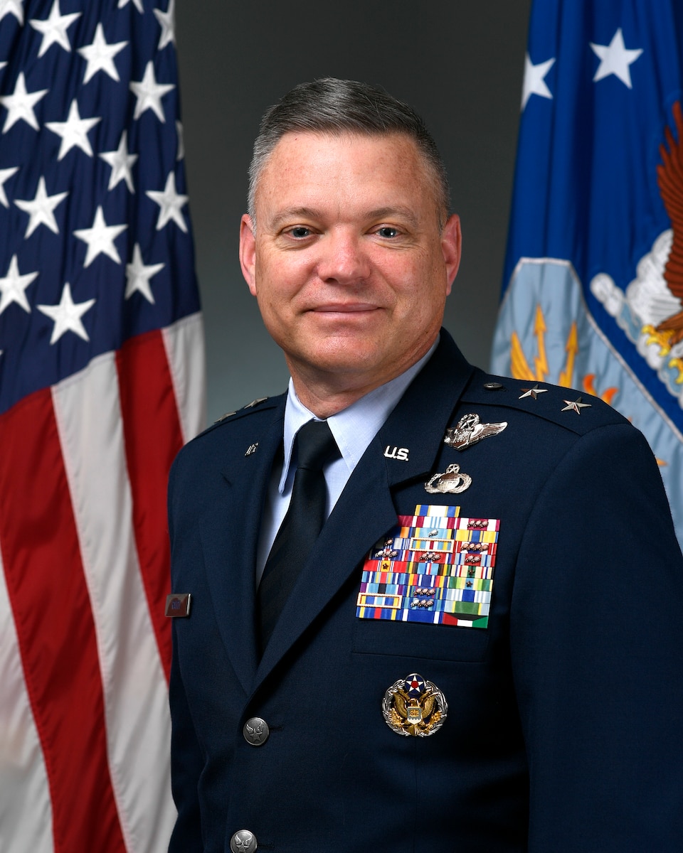 This is the official portrait of Maj. Gen. John T. Rauch Jr.