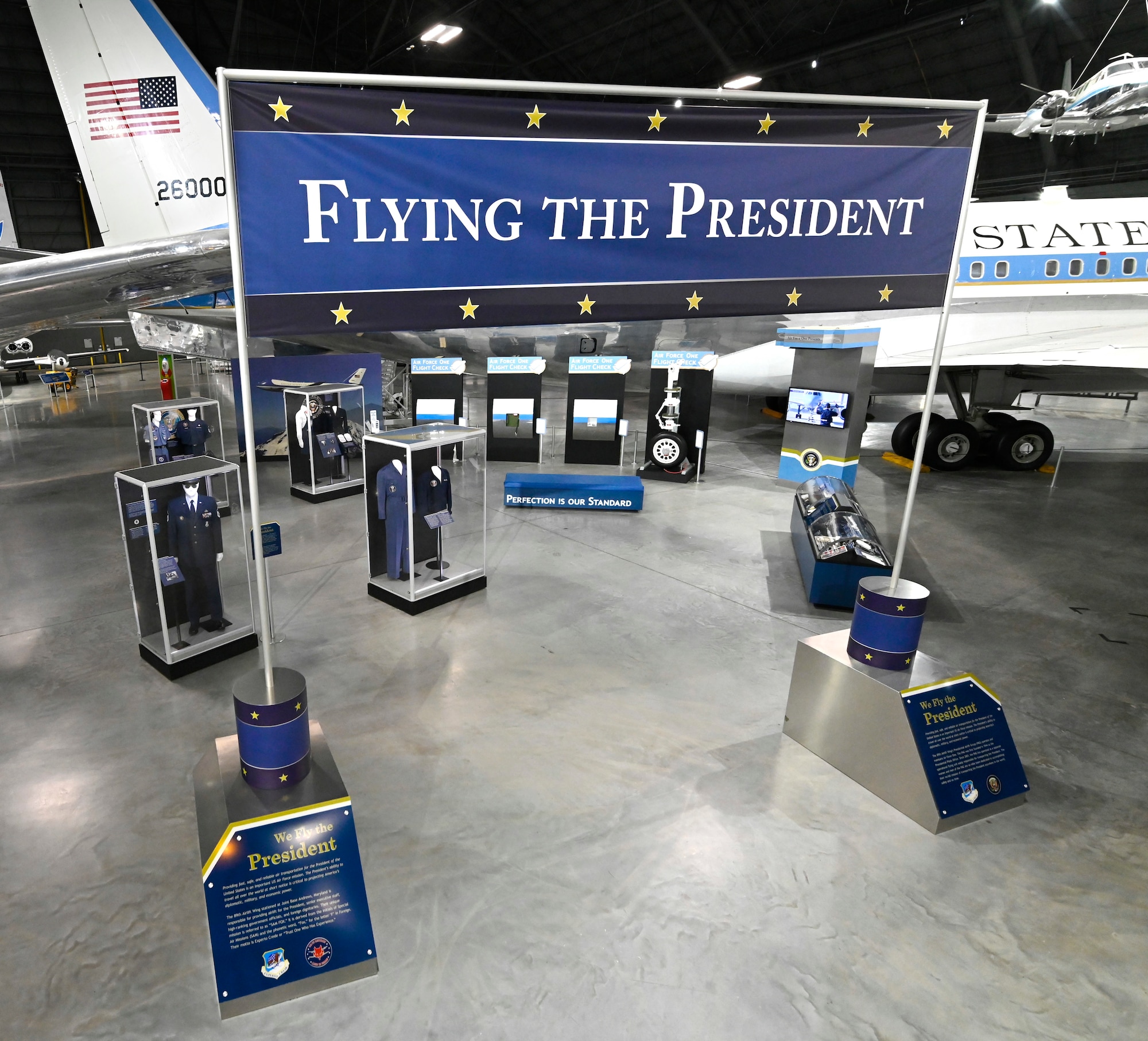 Flying the President exhibit