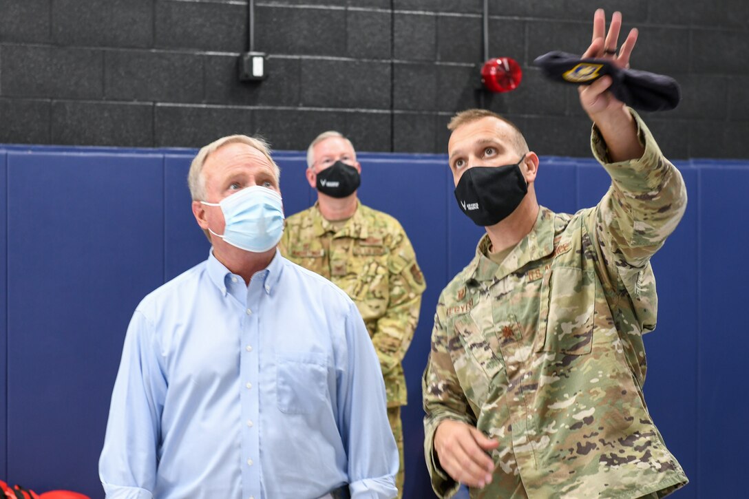 Congressman David Joyce, representing Ohio’s 14th district, visited Youngstown Air Reserve Station, Ohio, Sept. 1, 2021.