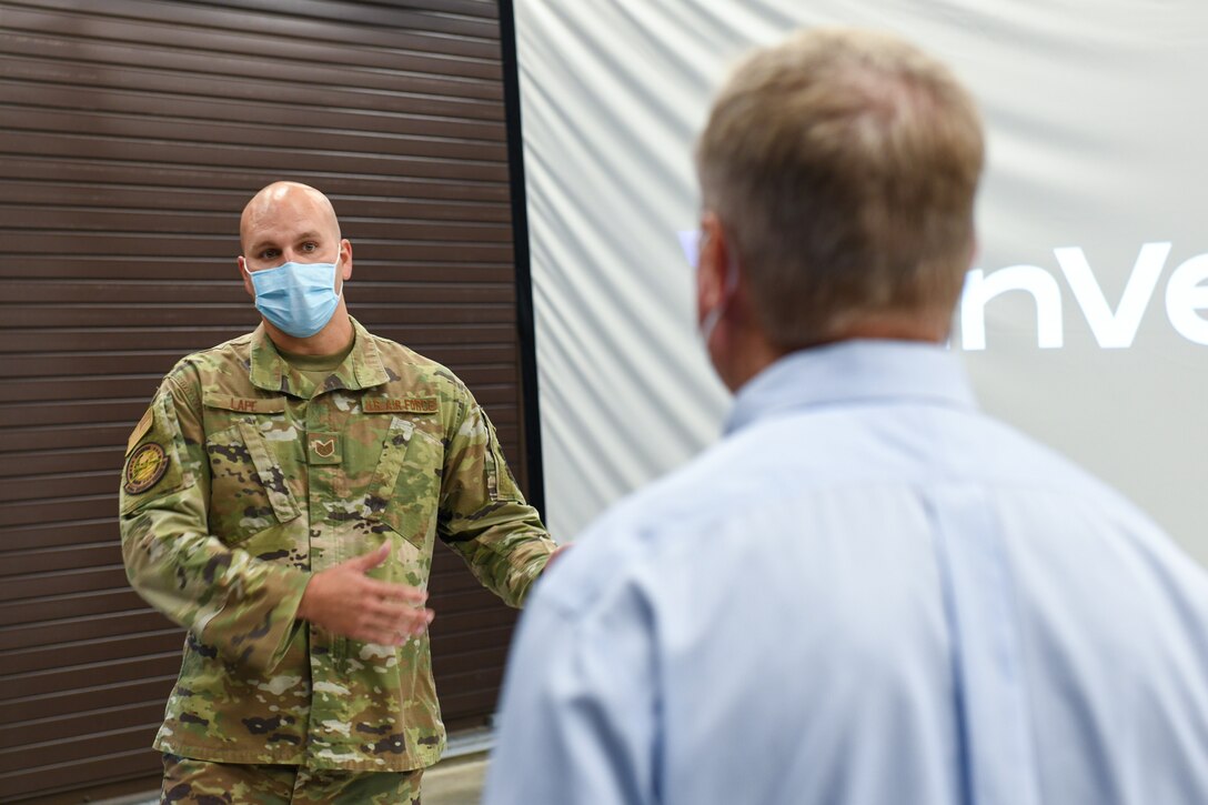 Congressman David Joyce, representing Ohio’s 14th district, visited Youngstown Air Reserve Station, Sept. 1, 2021.