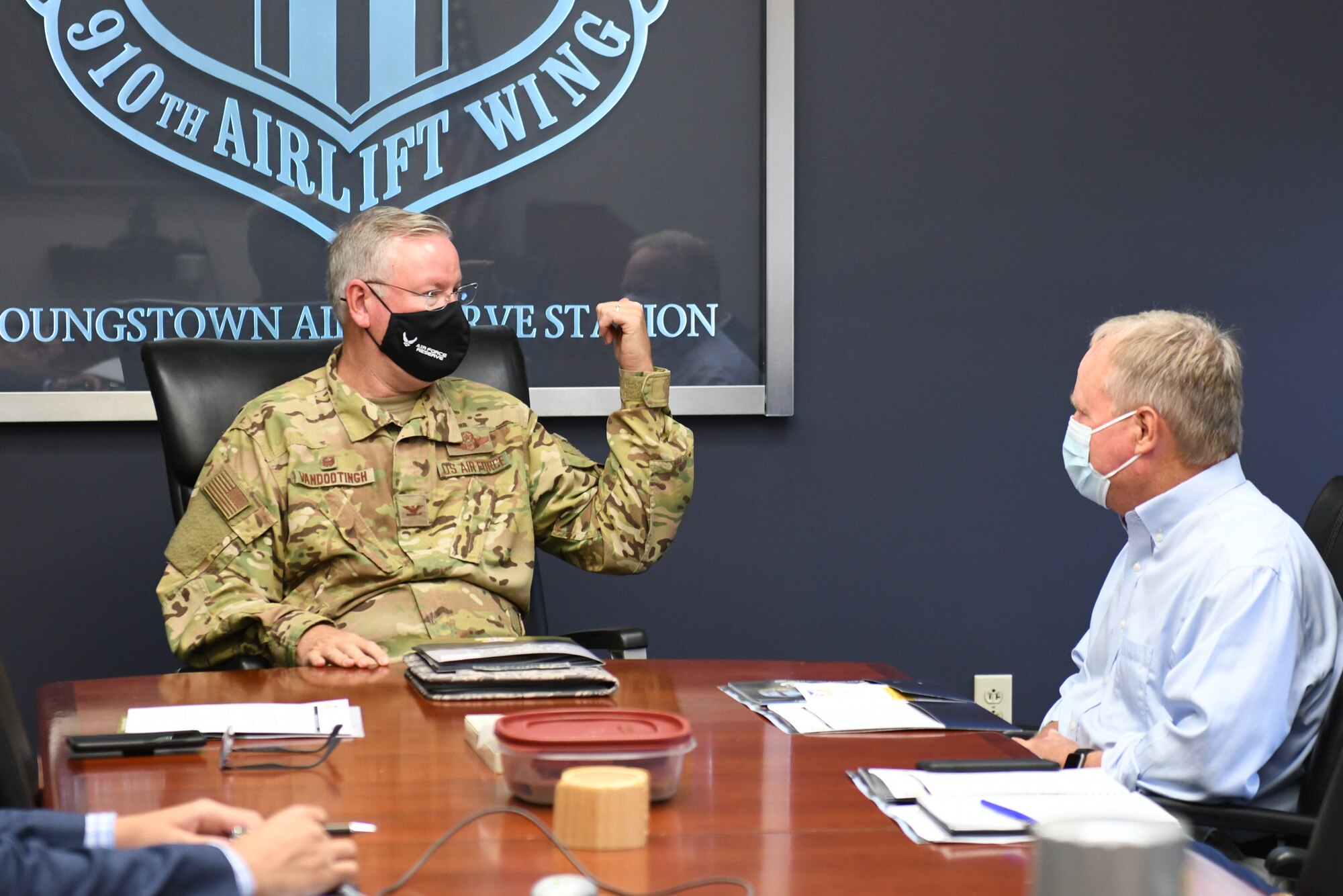 Congressman David Joyce, representing Ohio’s 14th district, visited Youngstown Air Reserve Station, Sept. 1, 2021.