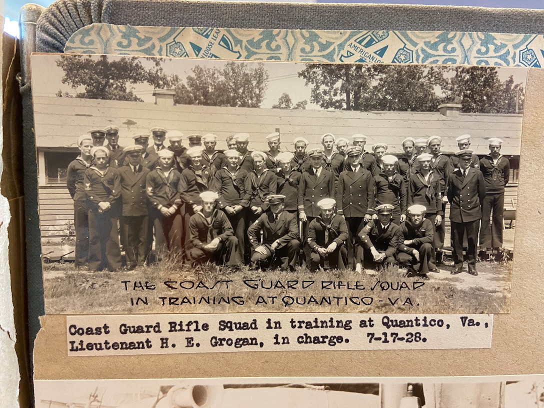 A Coast Guard rifle squad, 1928