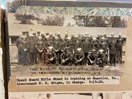 A Coast Guard rifle squad, 1928