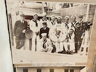 A photo of a Coast Guard cutter and crew