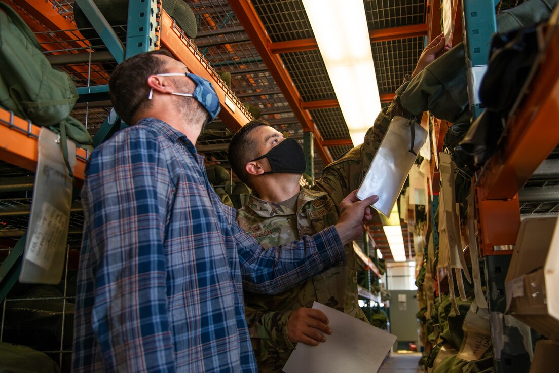 Col Wilson reaches for gear