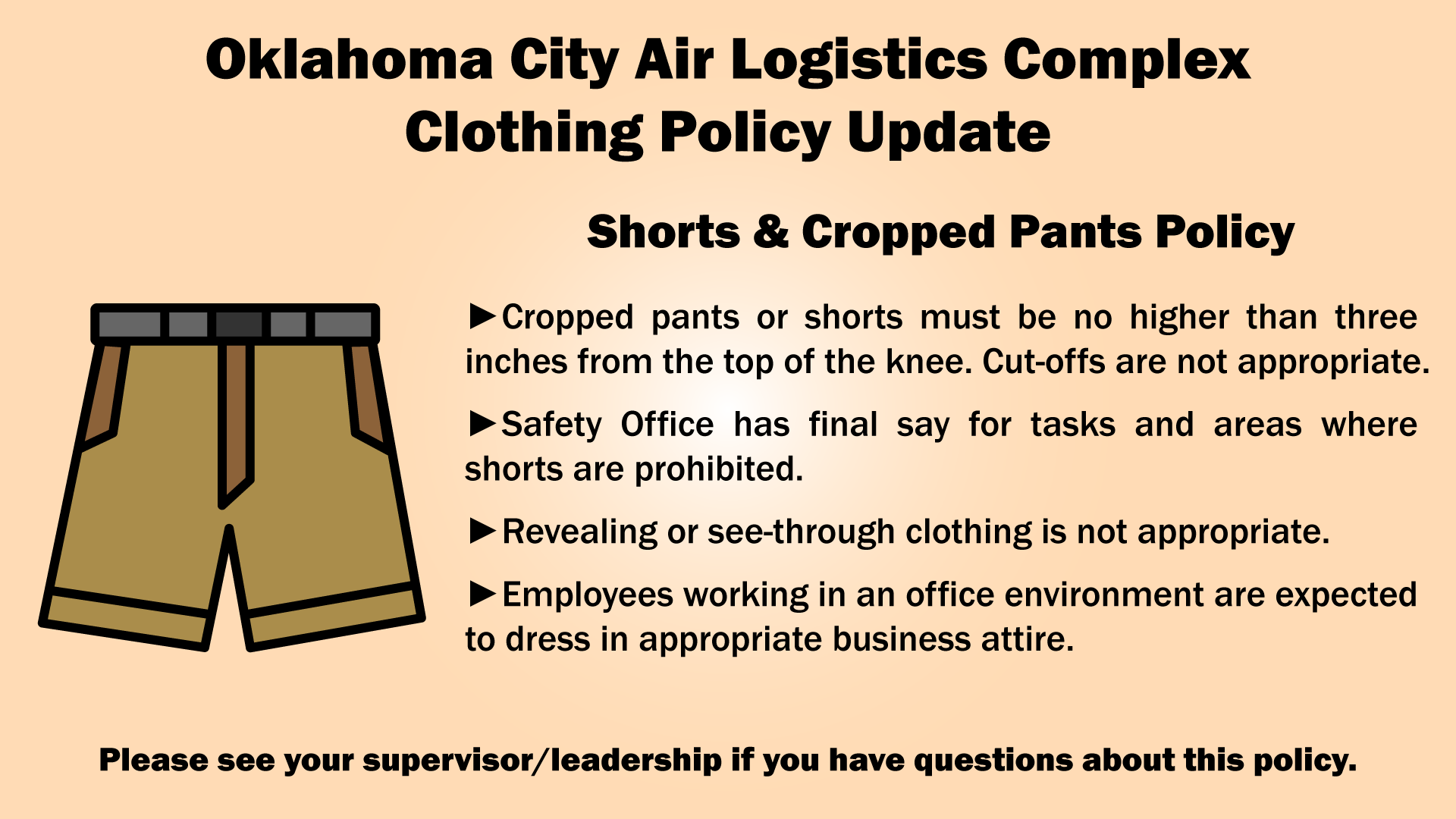 OCALC releases new dress code policy for some employees > Tinker Air Force Base > Article Display