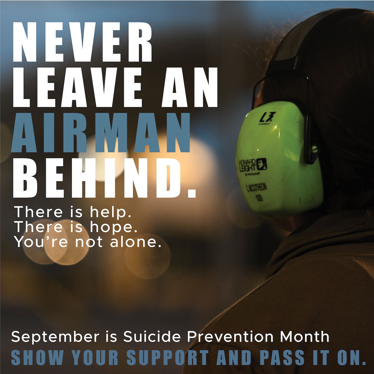 Officials at Hanscom Air Force Base, Mass., are observing Suicide Prevention Month through September to emphasize the importance of connectedness between community members. (Air Force graphic by Airman Colleen Coulthard).