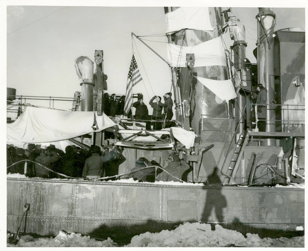Capture of German Weather Ship Externsteine, 1944
