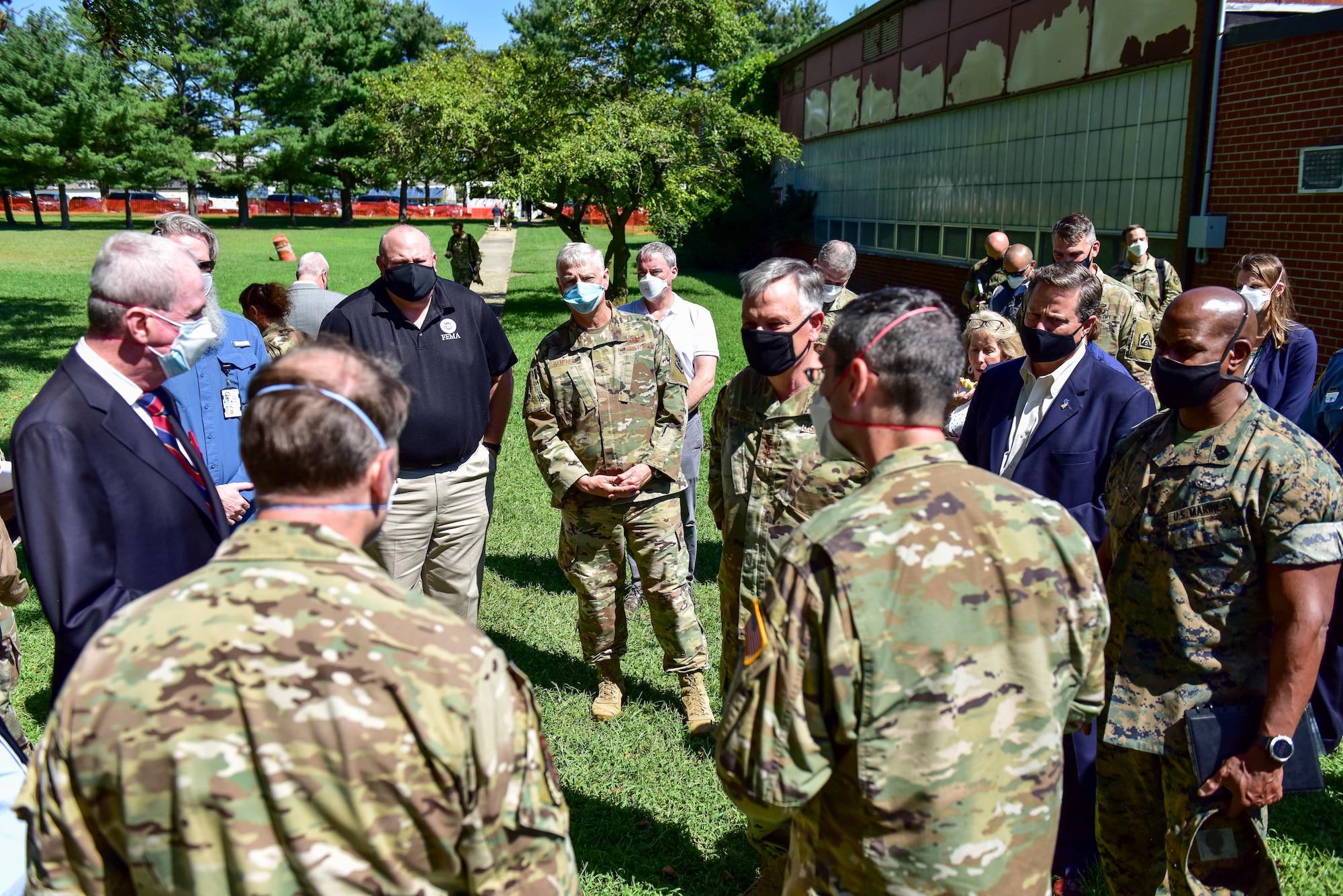 NORTHCOM Commander and NORTHCOM Command Senior Enlisted Leader visit Task Force Liberty