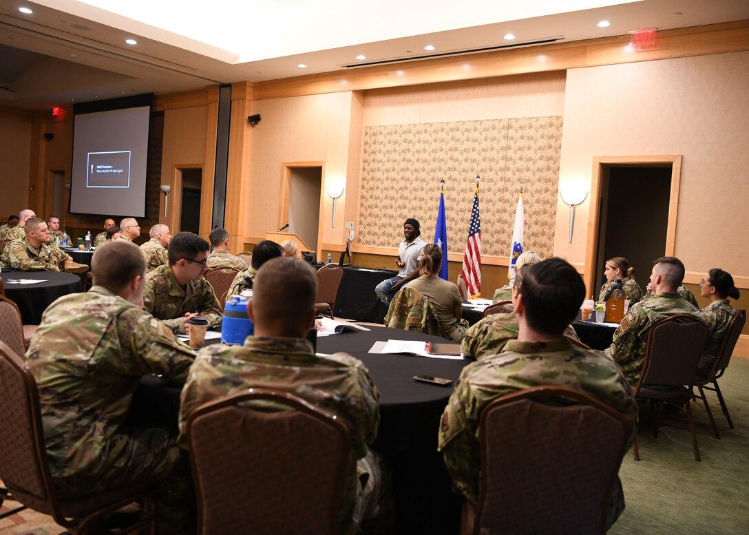 Attendees at The 2021 Technical Sergeants Involved and Mentoring Enlisted Airmen Conferenece spent the week focusing on leadership development, including discussing resiliency, emotional intelligence, physical fitness, leading generations, and more.  The TIME Conference was hosted by the Massachusetts Air National Guard at the Southbridge Conference Center, Southbridge Massachusetts August 16 - 20, 2021.   (U.S Air National Guard Photos by Master Sgt. Lindsey S. Watson)