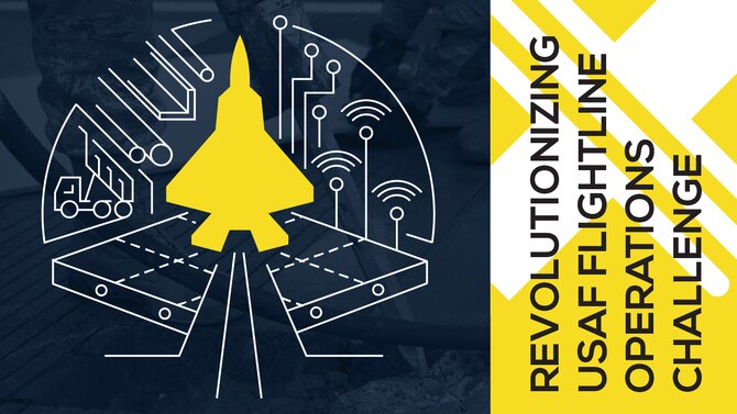 Graphic for AFWERX revolutionizing flightline challenge