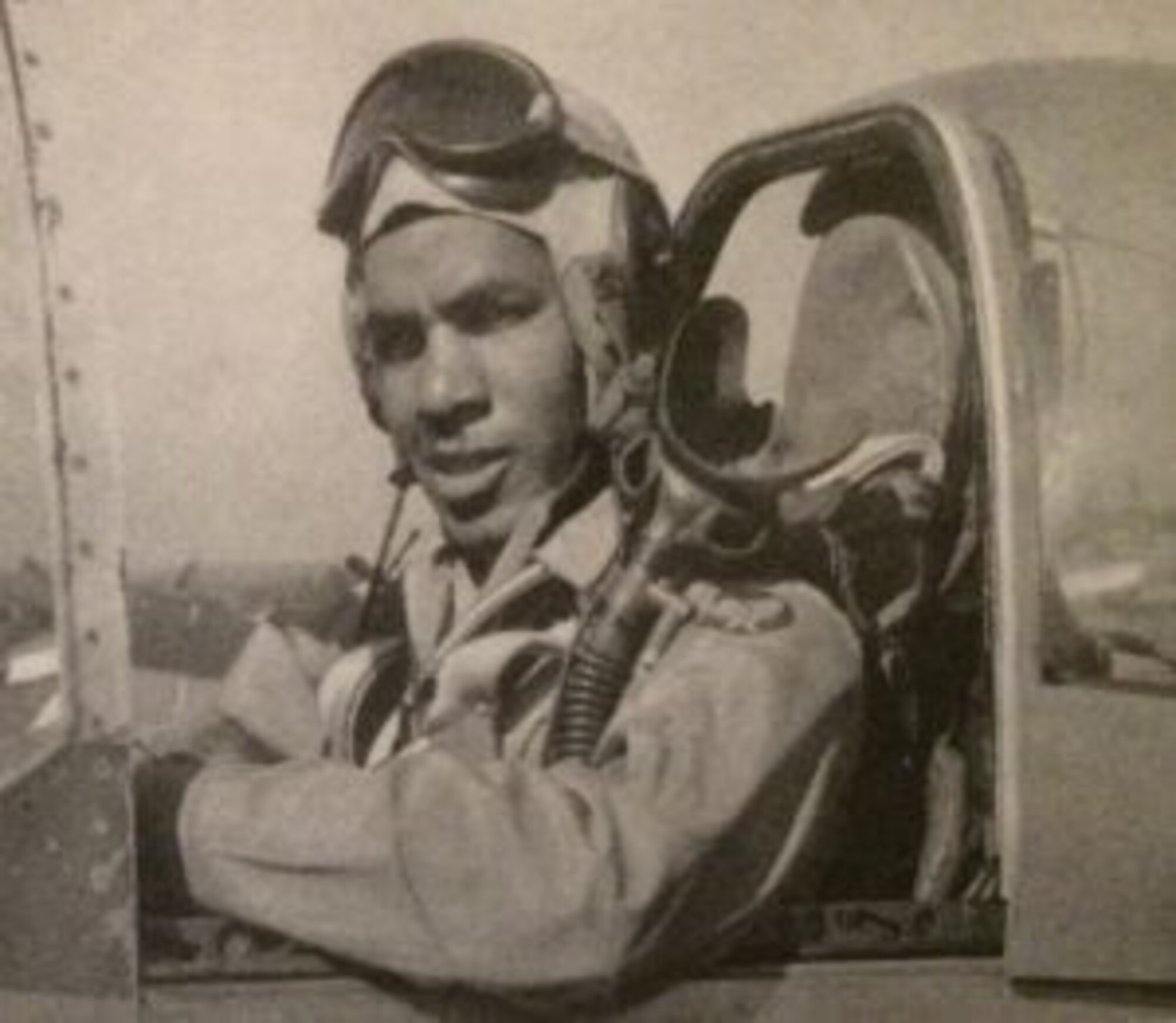 Pilot poses for photo