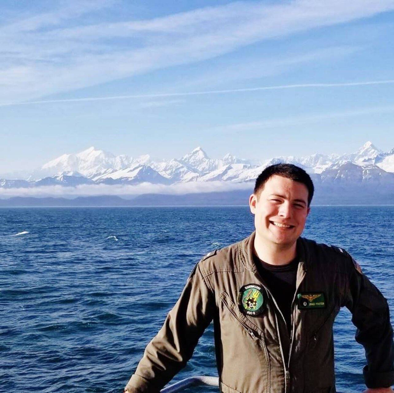FILE PHOTO of Lt. Bradley A. Foster, 29, a pilot from Oakhurst, California. Foster was one of five Sailors killed when an MH-60S Seahawk helicopter, assigned to Helicopter Sea Combat Squadron (HSC) 8, crashed approximately 60 nautical miles off the coast of San Diego, Aug. 31.