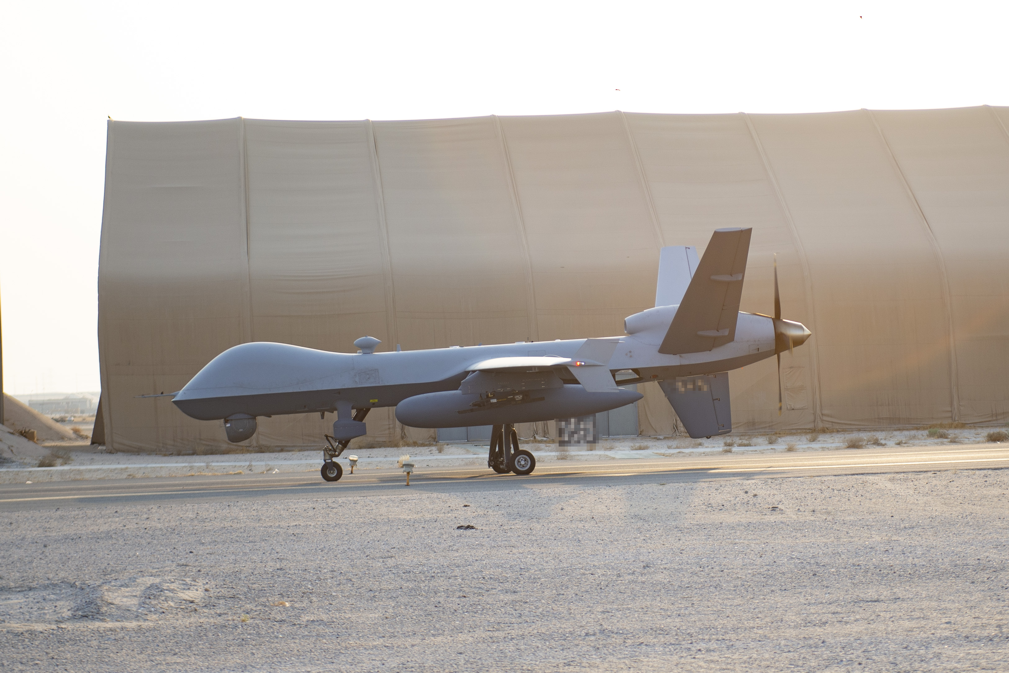 The 46th Expeditionary Attack Squadron takes flight with the