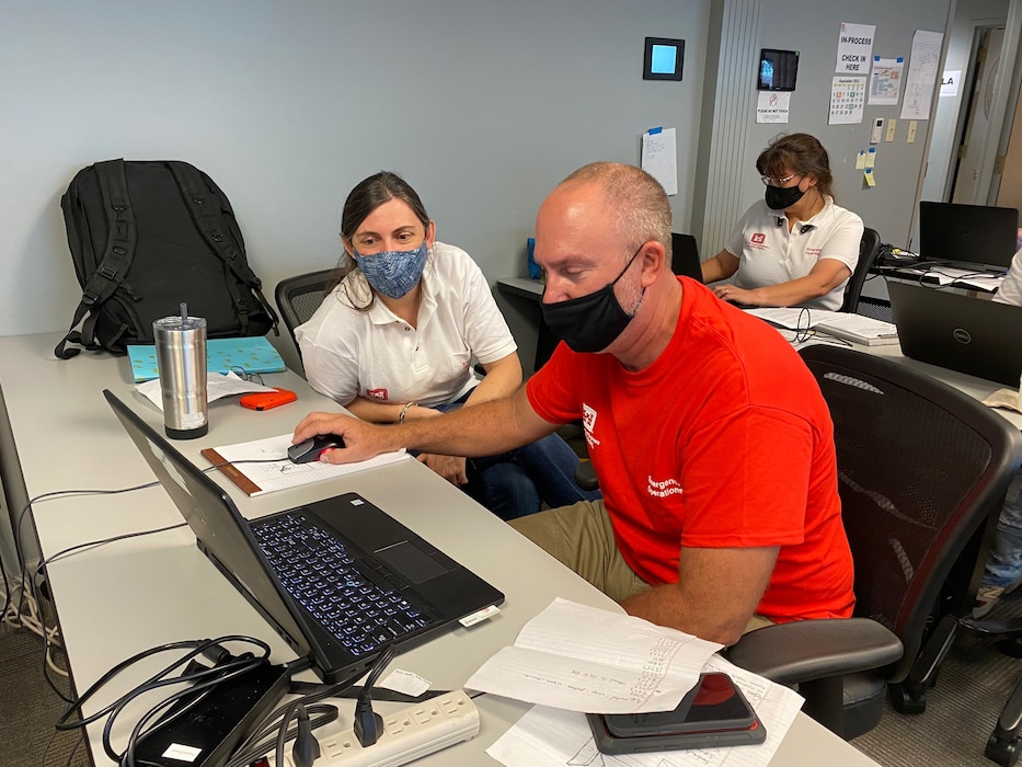 USACE employees who have volunteered to help with Hurricane Ida recovery efforts attend a Quality Assurance Course at USACE’s Readiness Support Center in Mobile, Alabama.