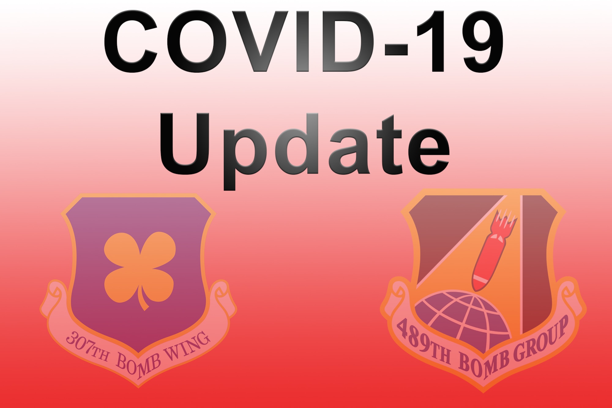 A graphic illustration with COVID-19 update text.