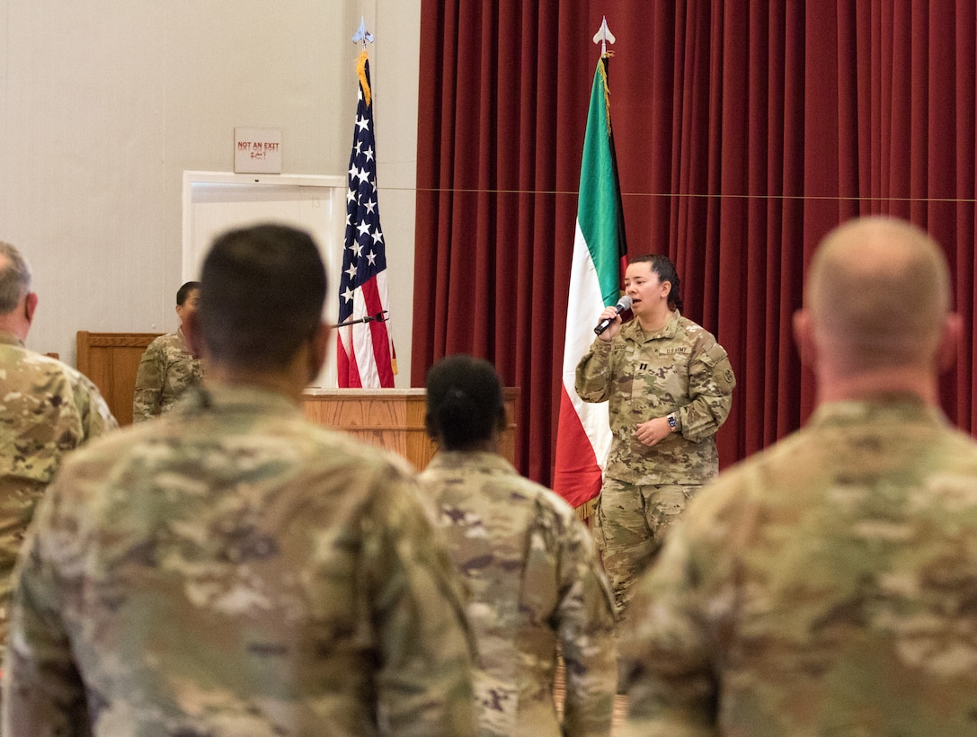 1st TSC CG, Soldiers mark Women’s Equality Day at Camp Arifjan event