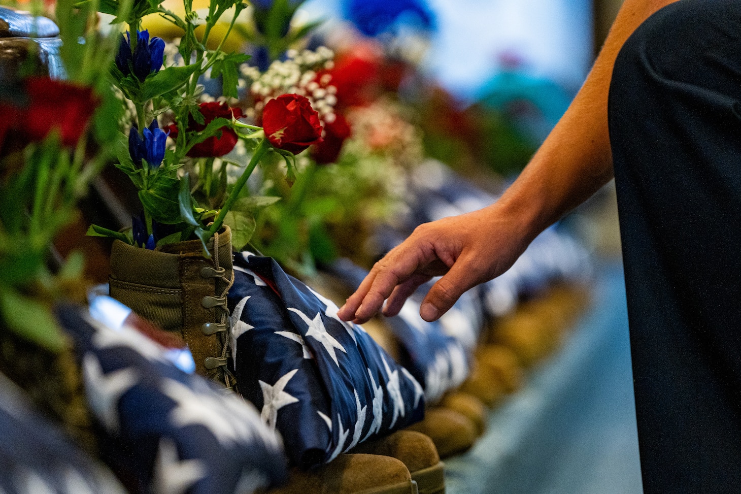The Camp Foster Chapel hosts a memorial service for the 13 service members who were killed in action in Kabul, Afghanistan on Camp Foster, Okinawa, Japan, Sept. 3, 2021.