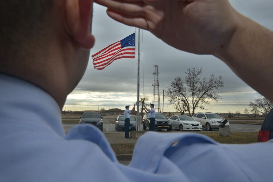 The Minot AFB Honor Guard covers approximately 69,000 square miles across North Dakota.