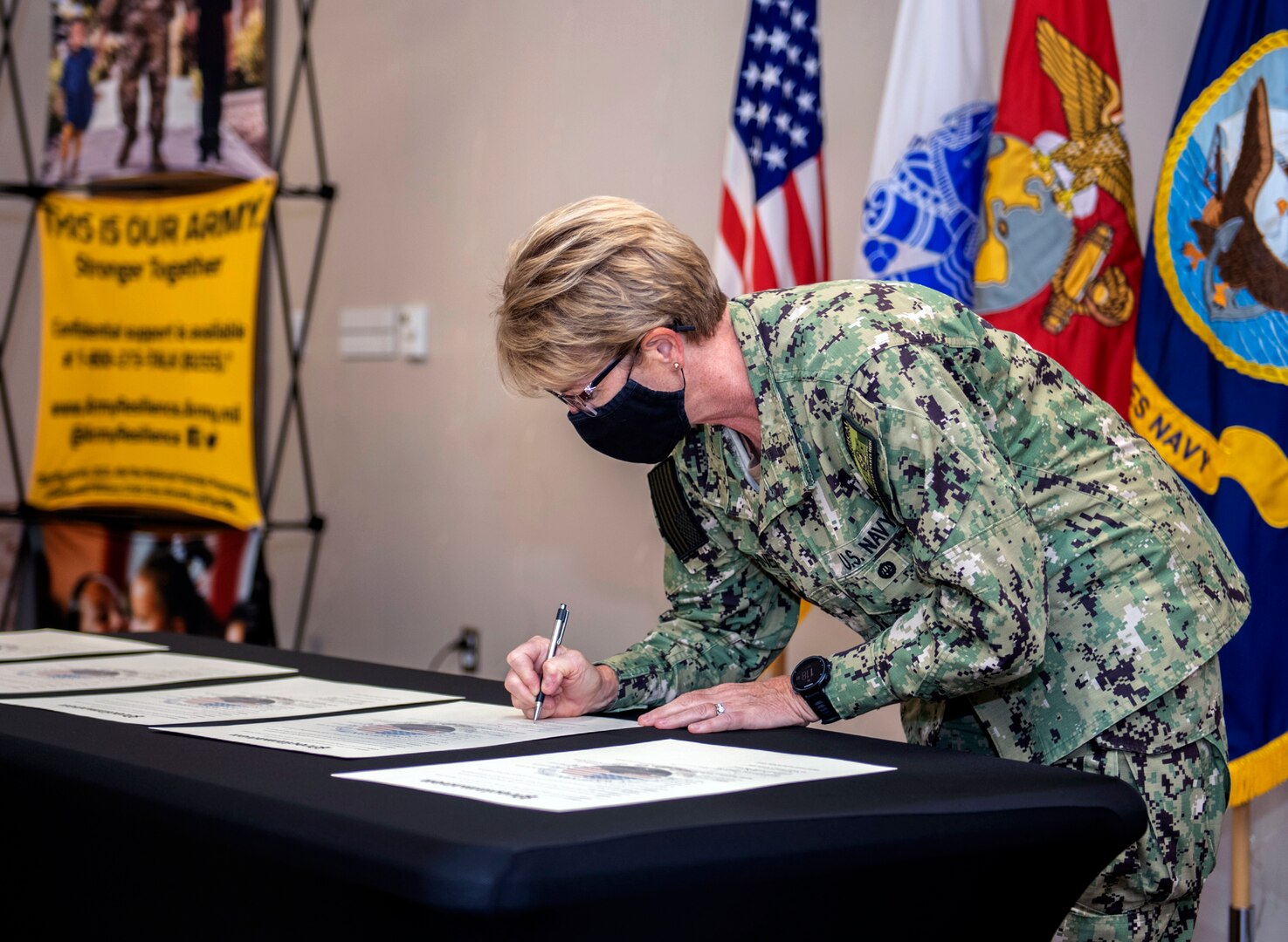 JBSA leadership sign National Suicide Prevention Month proclamation