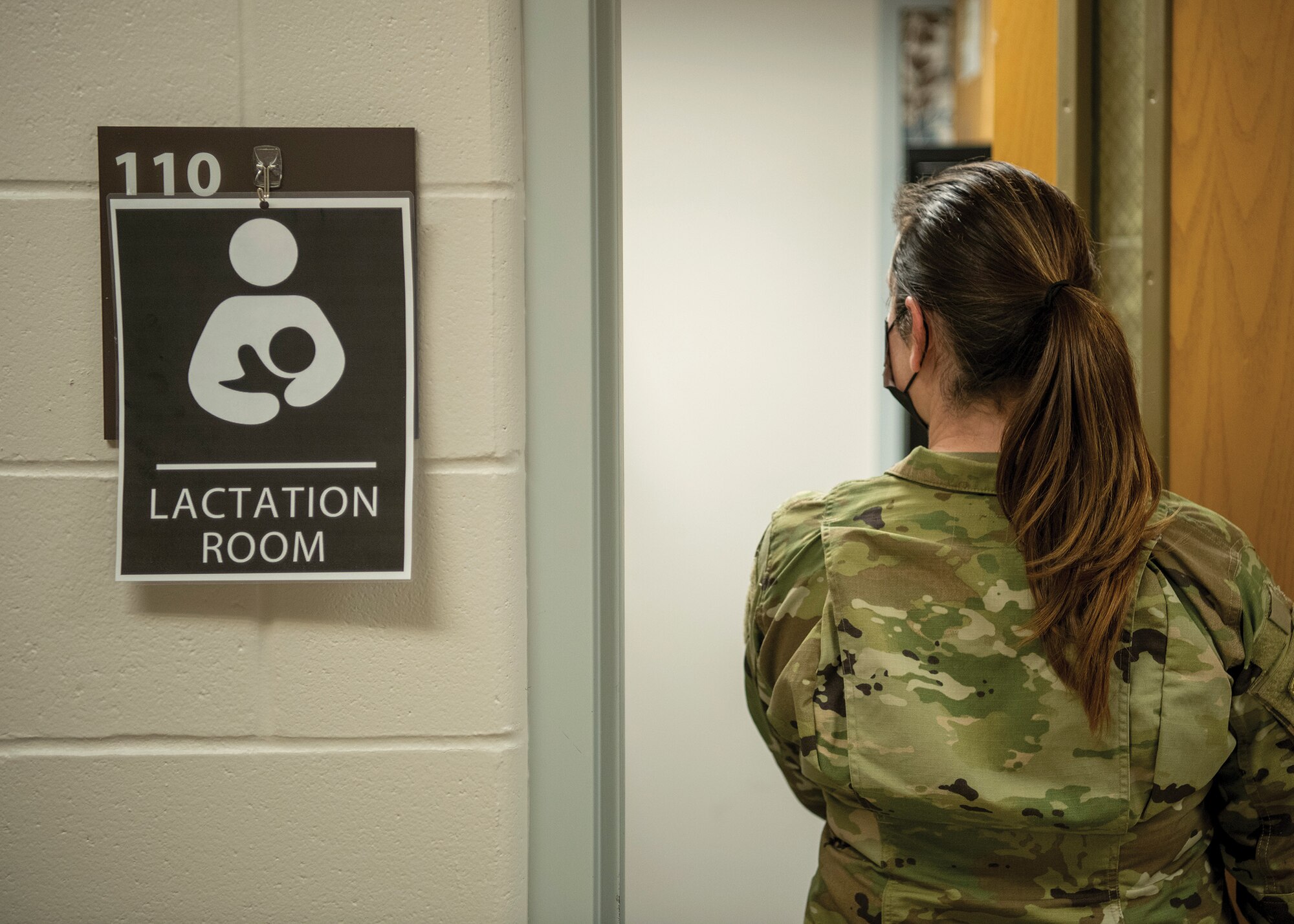 The 445th Airlift Wing opened a lactation room in building 4014, room 110. This room was established to provide a safe, healthy environment for nursing mothers.