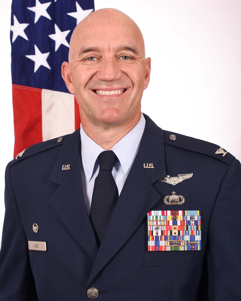 Col Randolph Lake, 101st Air and Space Operations Group, Bio Photo