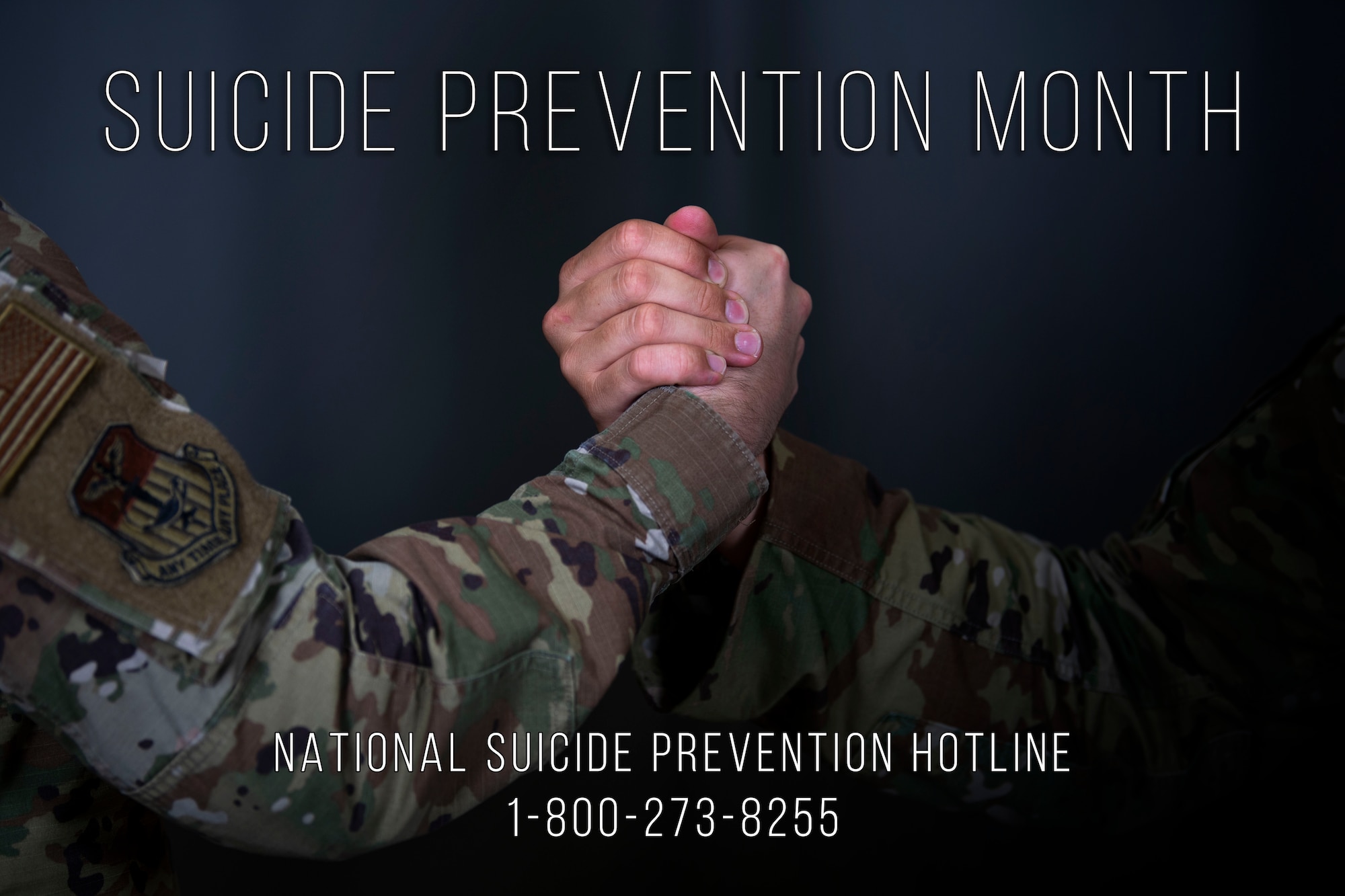 September is Suicide Prevention Month, with September 5 through 11 marking National Suicide Prevention Week. While it is every Airman's duty to watch out for their wingmen, it is also important for Airmen to understand the vast amount of resources available to them if they are experiencing their own personal crisis. (U.S. Air Force photo illustration by Tech. Sgt. Victor J. Caputo)