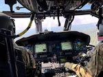 Wisconsin Army National Guard UH-60 Black Hawk crews from the Madison, Wis.-based 1st Battalion, 147th Aviation, provide assistance in wildfire fighting operations in California.
