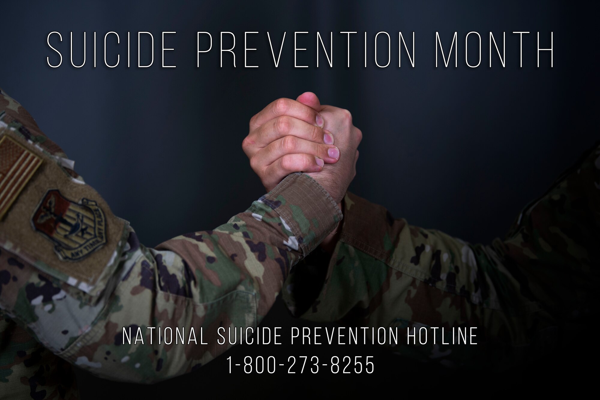September is Suicide Prevention Month, with September 5 through 11 marking National Suicide Prevention Week. While it is every Airman's duty to watch out for their wingmen, it is also important for Airmen to understand the vast amount of resources available to them if they are experiencing their own personal crisis. (U.S. Air Force photo illustration by Tech. Sgt. Victor J. Caputo)