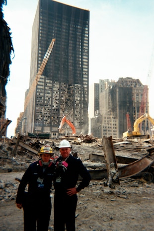 2 Coast Guard Chaplains at Ground Zero