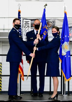 Civil Engineering “leads the way,” and now, Maj. Tiffany VanDenBroeke leads the civil engineers. VanDenBroeke assumed command of the 910th Civil Engineer Squadron, Aug. 7, 2021, in hangar 295 at Youngstown Air Reserve Station, Ohio.