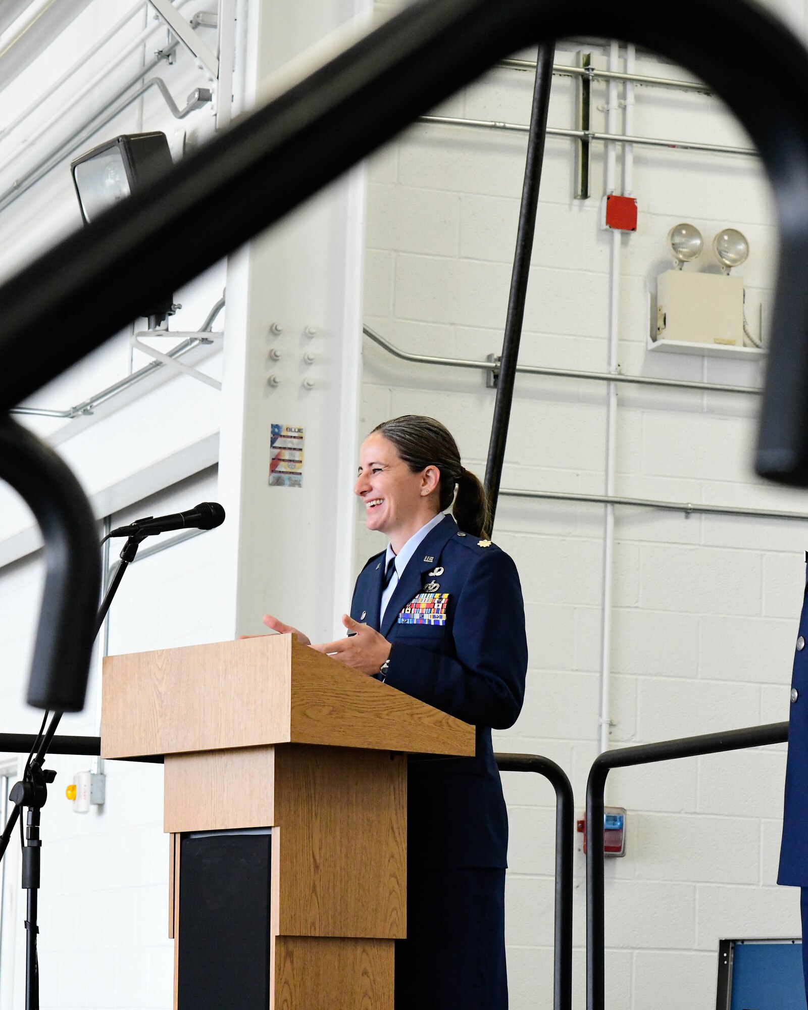 Civil Engineering “leads the way,” and now, Maj. Tiffany VanDenBroeke leads the civil engineers. VanDenBroeke assumed command of the 910th Civil Engineer Squadron, Aug. 7, 2021, in hangar 295 at Youngstown Air Reserve Station, Ohio.