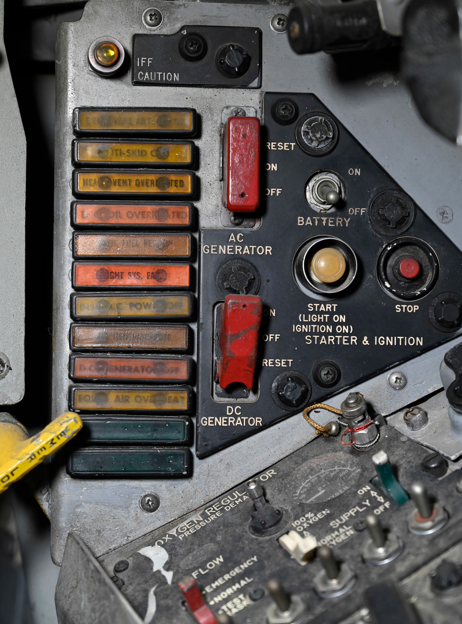 cockpit views of the North American F-100D Super Sabre