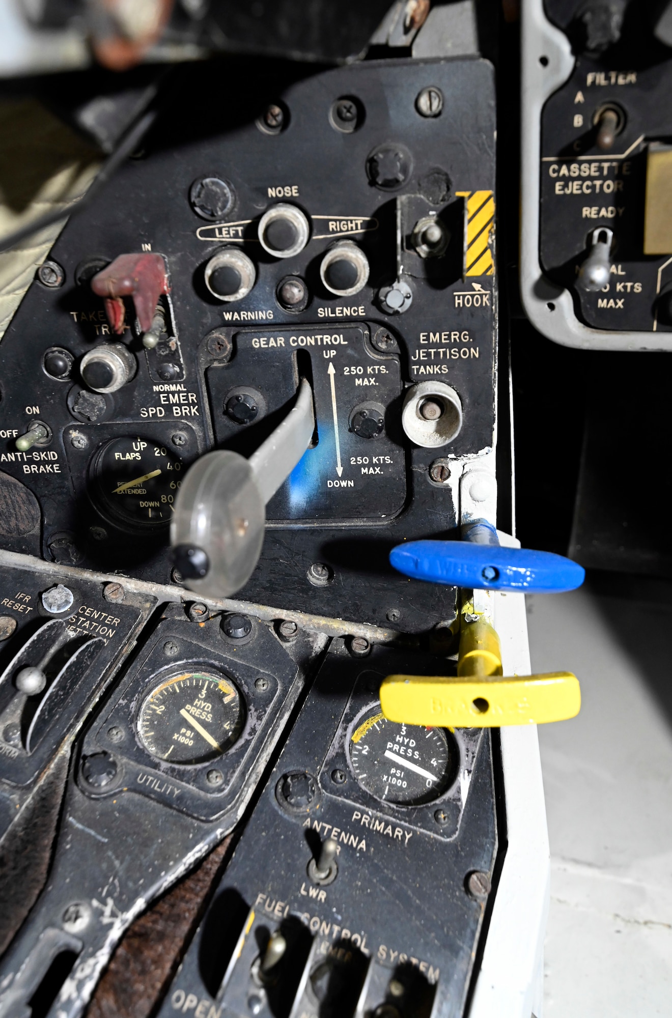 cockpit views of the McDonnell RF-101C Voodoo