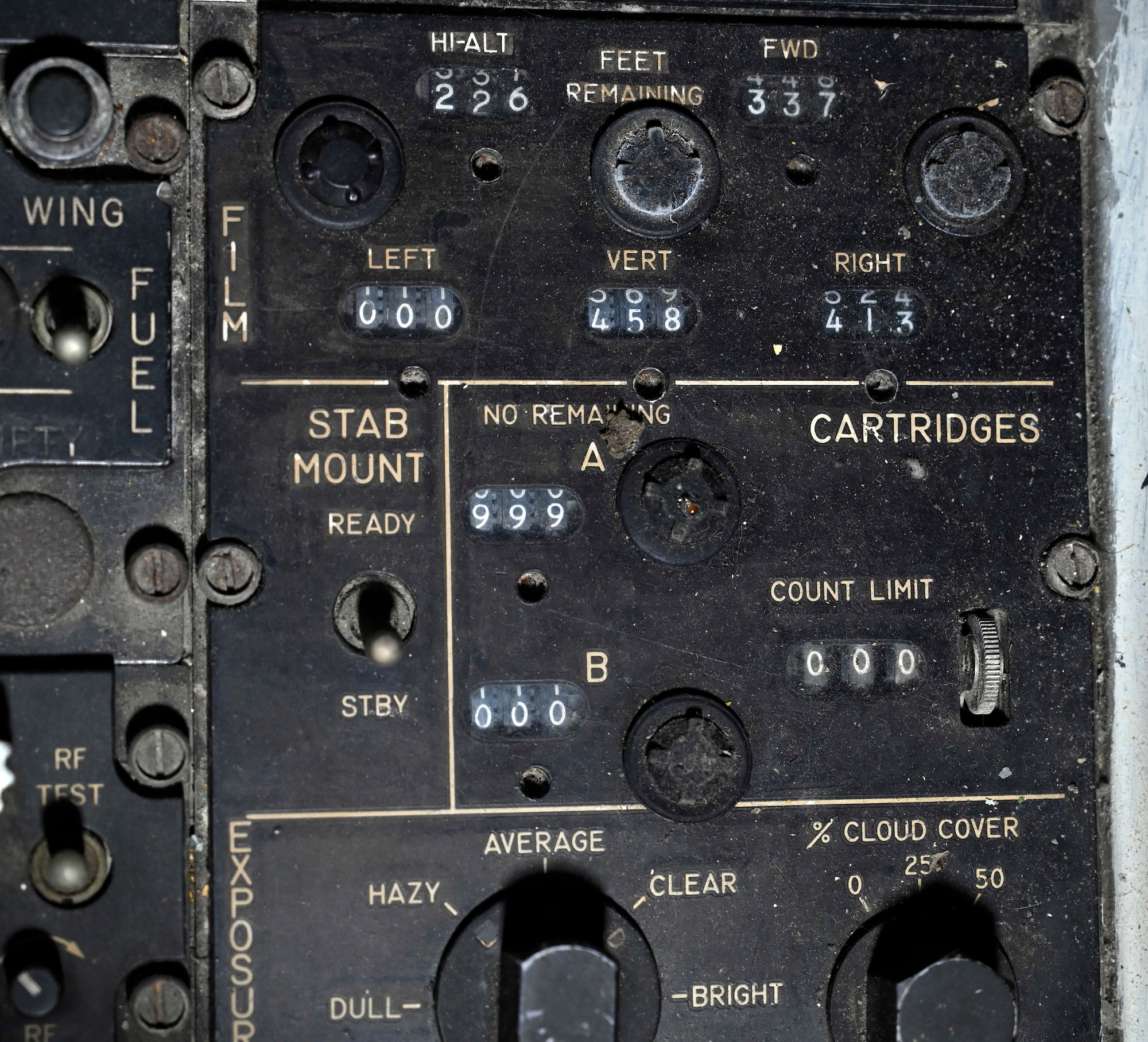 cockpit views of the McDonnell RF-101C Voodoo