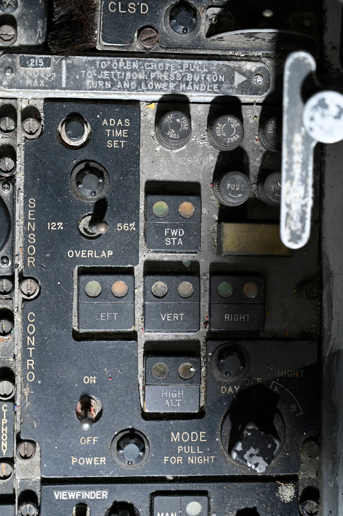 cockpit views of the McDonnell RF-101C Voodoo