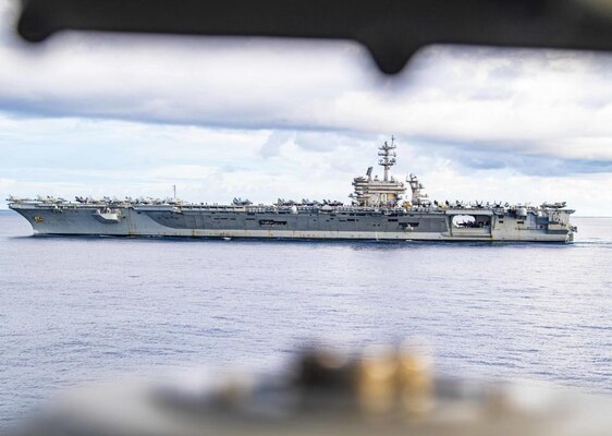 USS Tulsa (LCS 16) Sails In The South China Sea